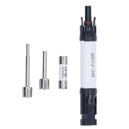 2Sets Solar PV Connectors Set IP68 Waterproof Anti UV 1000V Solar Built in Fuse Connector for Solar V1294-YM0523-3114220014014