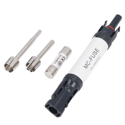 2Sets Solar PV Connectors Set IP68 Waterproof Anti UV 1000V Solar Built in Fuse Connector for Solar V1294-YM0523-3114220014014