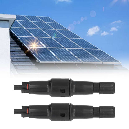 2Pcs Solar PV Connectors 1500V Heat Resisting Reusable PV Fuse Connector for Solar Panel Connection30A V1294-YM0523-3114220014414