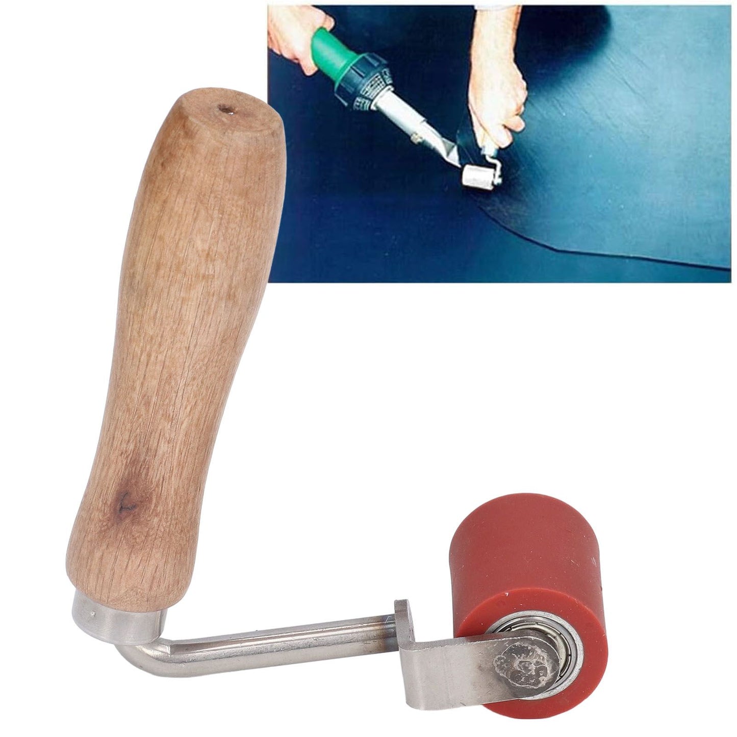 Silicone Seam Roller Approx 1.7in Wide 75 degrees Wear Resistant Durable Double Direction Bearing Ergonomic V1294-YM0523-3114220014711