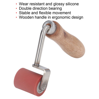Silicone Seam Roller Approx 1.7in Wide 75 degrees Wear Resistant Durable Double Direction Bearing Ergonomic V1294-YM0523-3114220014711