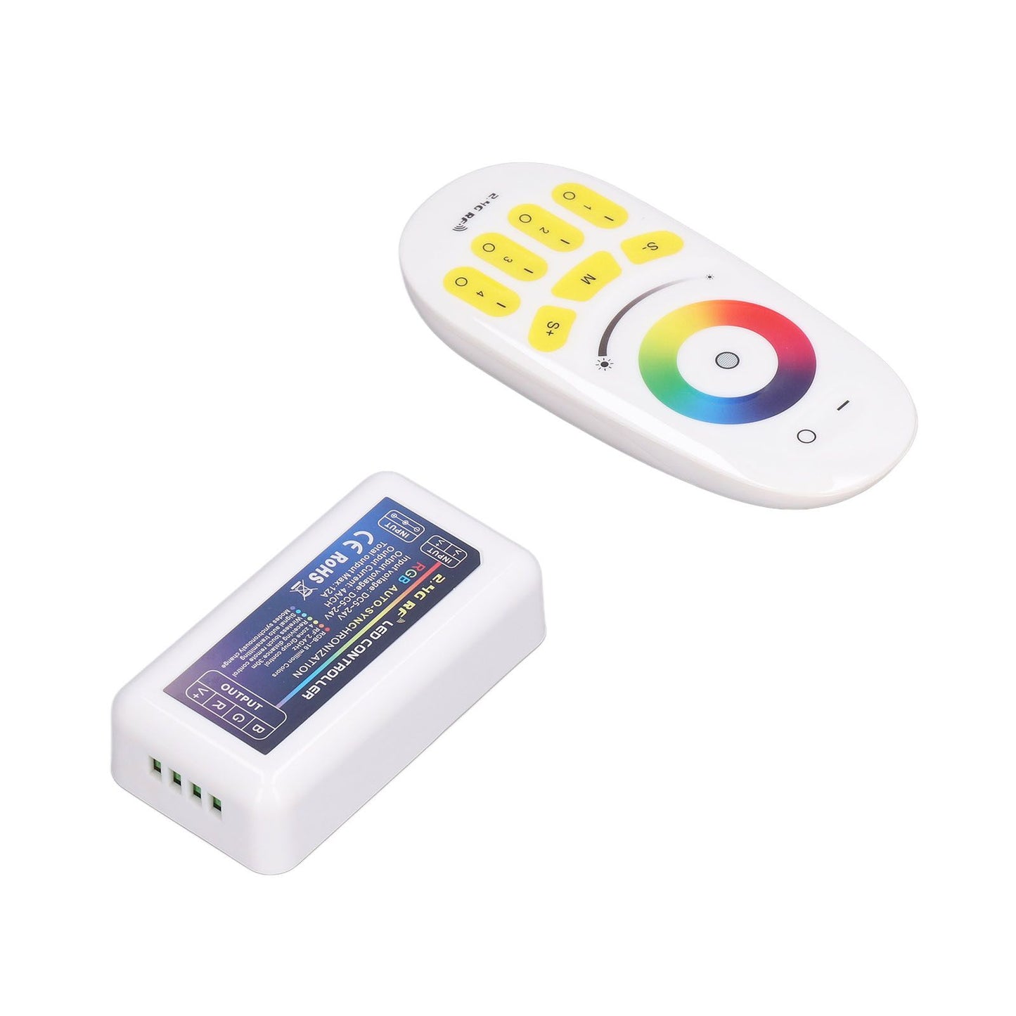 LED Controller DC524V 2.4G Quad Group Touch LED Strip Light Strip RGB Controller Compatible with MILIGHT V1294-YM0523-3114220016211