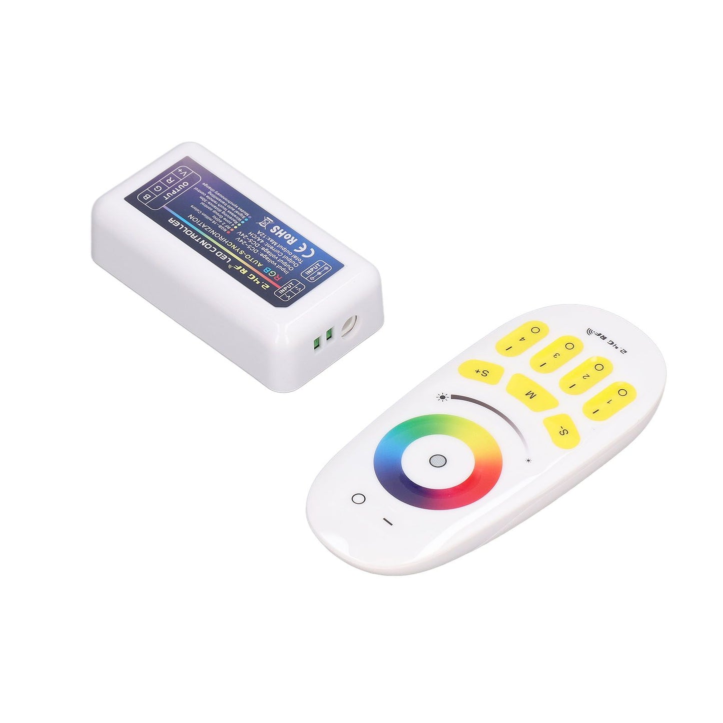 LED Controller DC524V 2.4G Quad Group Touch LED Strip Light Strip RGB Controller Compatible with MILIGHT V1294-YM0523-3114220016211