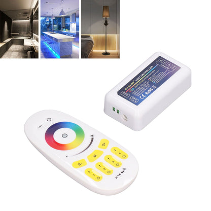LED Controller DC524V 2.4G Quad Group Touch LED Strip Light Strip RGB Controller Compatible with MILIGHT V1294-YM0523-3114220016211