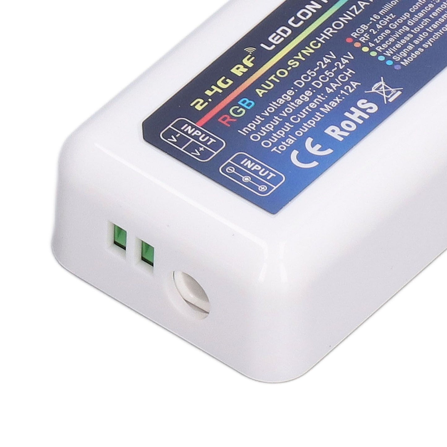 LED Controller DC524V 2.4G Quad Group Touch LED Strip Light Strip RGB Controller Compatible with MILIGHT V1294-YM0523-3114220016211