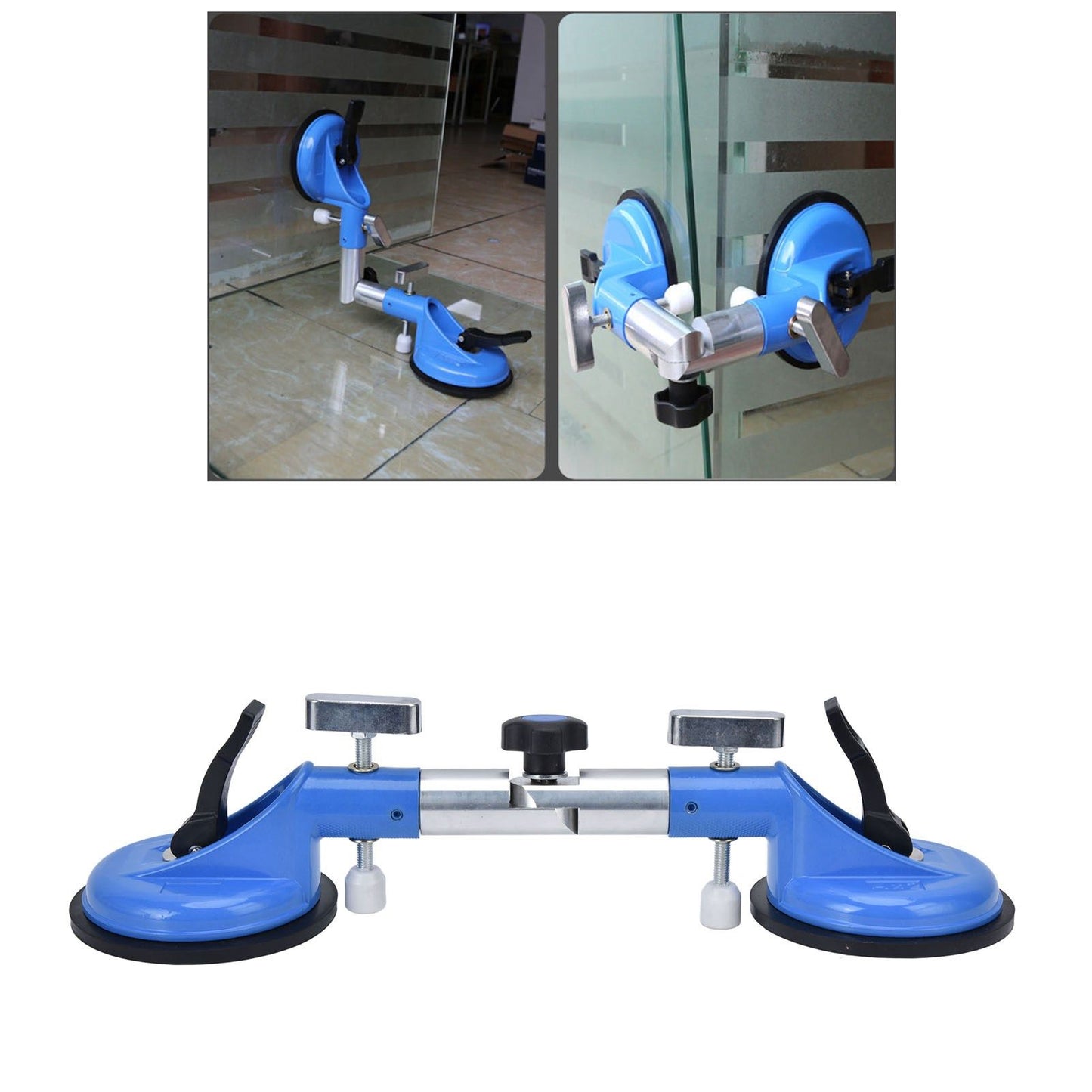 Glass Suction Cup Adjustable Angle Heavy Duty Effort Saving Vacuum Plate Puller for Wood Tiles V1294-YM0523-3114220016611