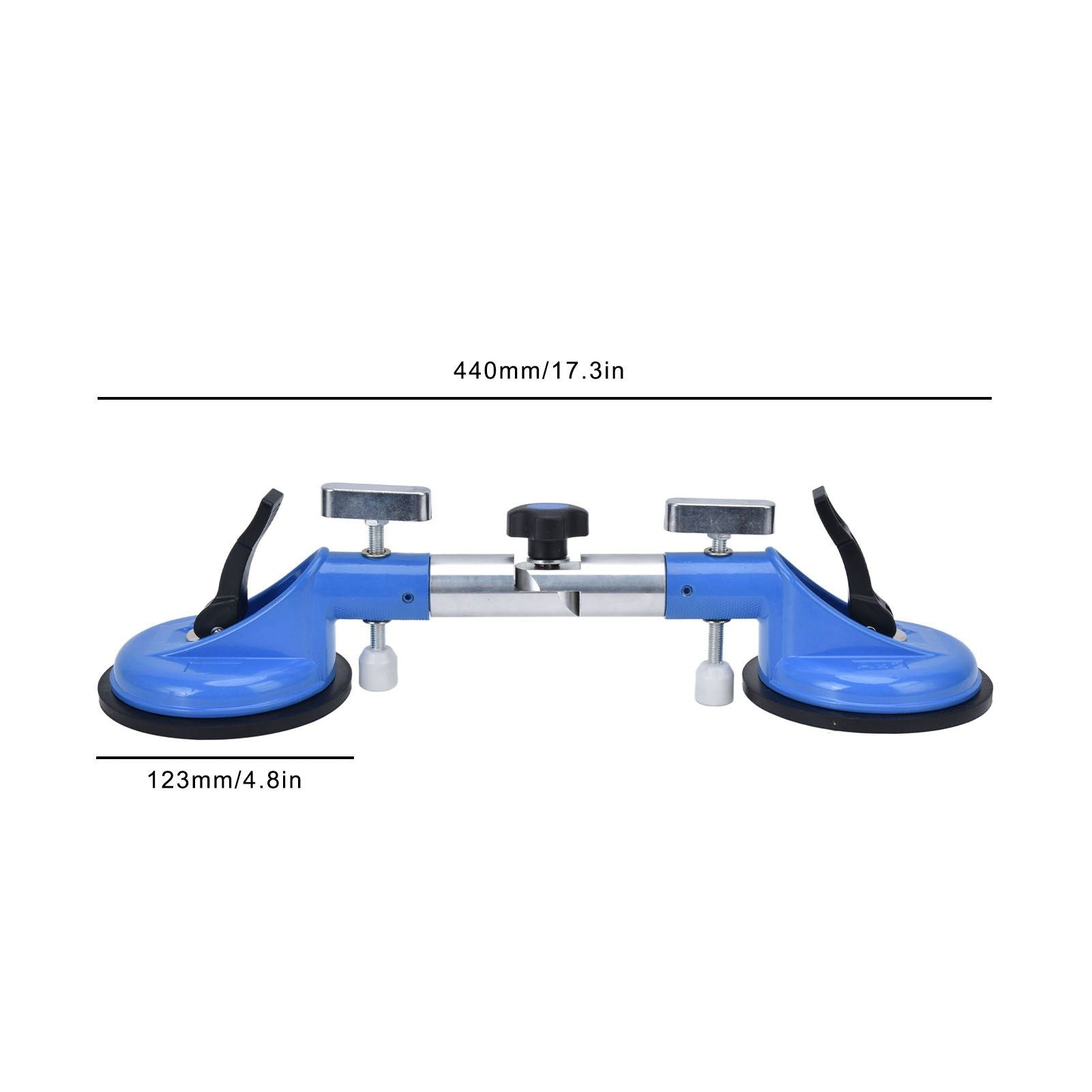 Glass Suction Cup Adjustable Angle Heavy Duty Effort Saving Vacuum Plate Puller for Wood Tiles V1294-YM0523-3114220016611