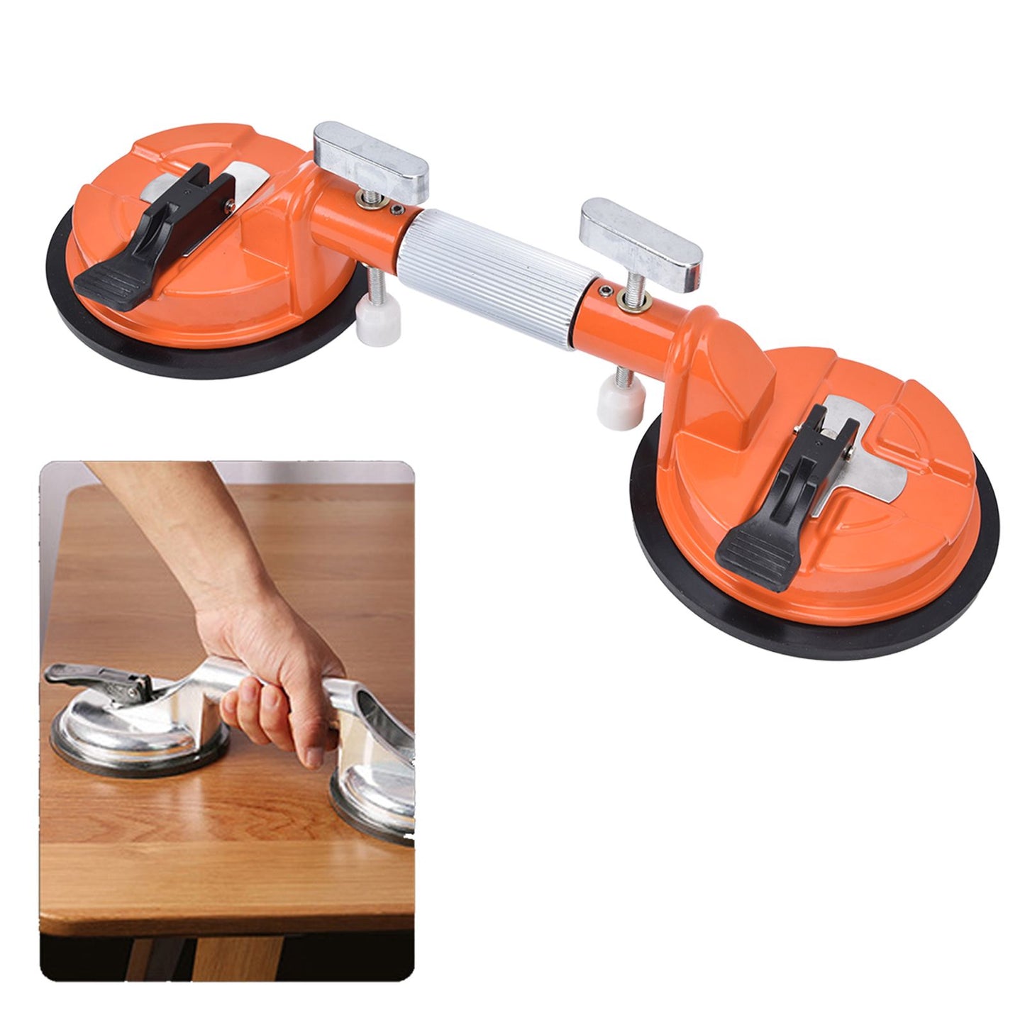 Vacuum Suction Cup Aluminium Alloy Tile Suction Cup Labor Saving Glass Lifter for Household V1294-YM0523-3114220016811