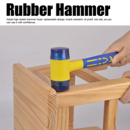 Rubber Mounted Hammer Detachable Mini Door Window Woodworking Mallets for Flooring Installation V1294-YM0523-3114220017711