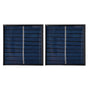 2Pcs Mini Solar Panel Portable Encapsulated Cell Epoxy Flexible DIY Use 0.7W 5V 0-140mA V1294-YM0523-3114220018011