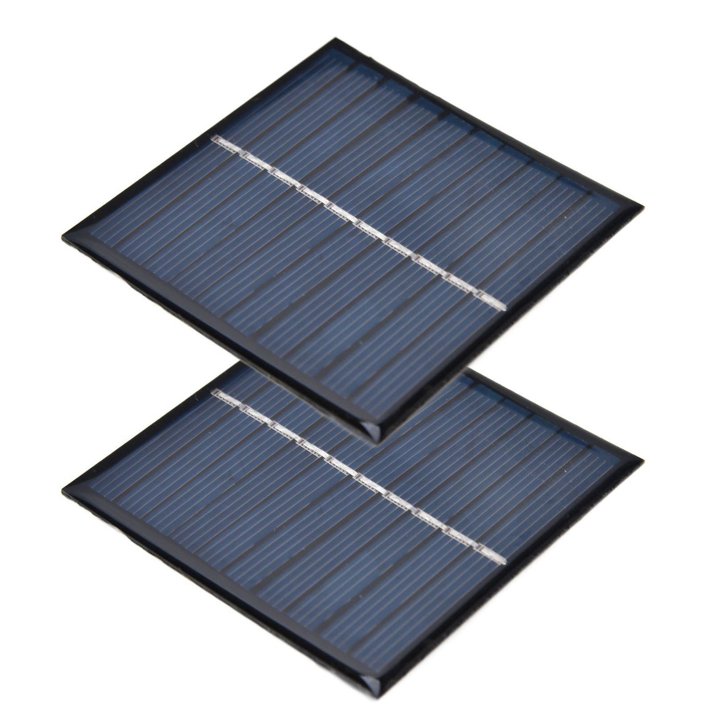 2Pcs Mini Solar Panel Portable Encapsulated Cell Epoxy Flexible DIY Use 0.7W 5V 0-140mA V1294-YM0523-3114220018011