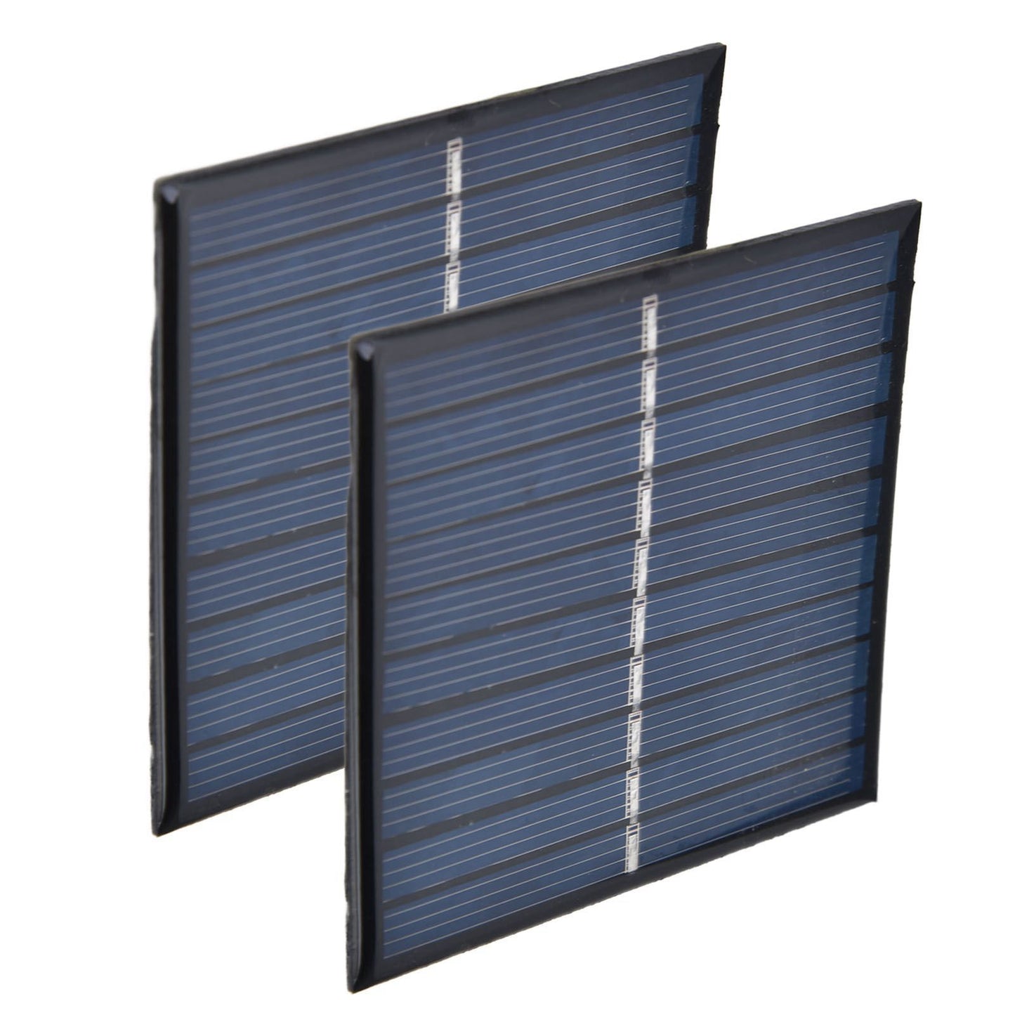 2Pcs Mini Solar Panel Portable Encapsulated Cell Epoxy Flexible DIY Use 0.7W 5V 0-140mA V1294-YM0523-3114220018011