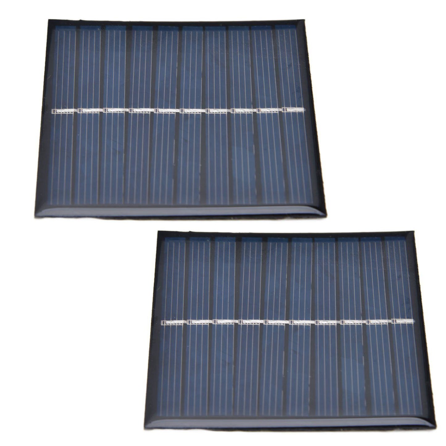 2Pcs Mini Solar Panel Portable Encapsulated Cell Epoxy Flexible DIY Use 0.7W 5V 0-140mA V1294-YM0523-3114220018011