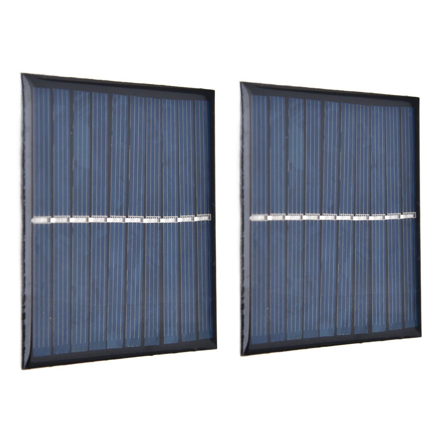 2Pcs Mini Solar Panel Portable Encapsulated Cell Epoxy Flexible DIY Use 0.7W 5V 0-140mA V1294-YM0523-3114220018011