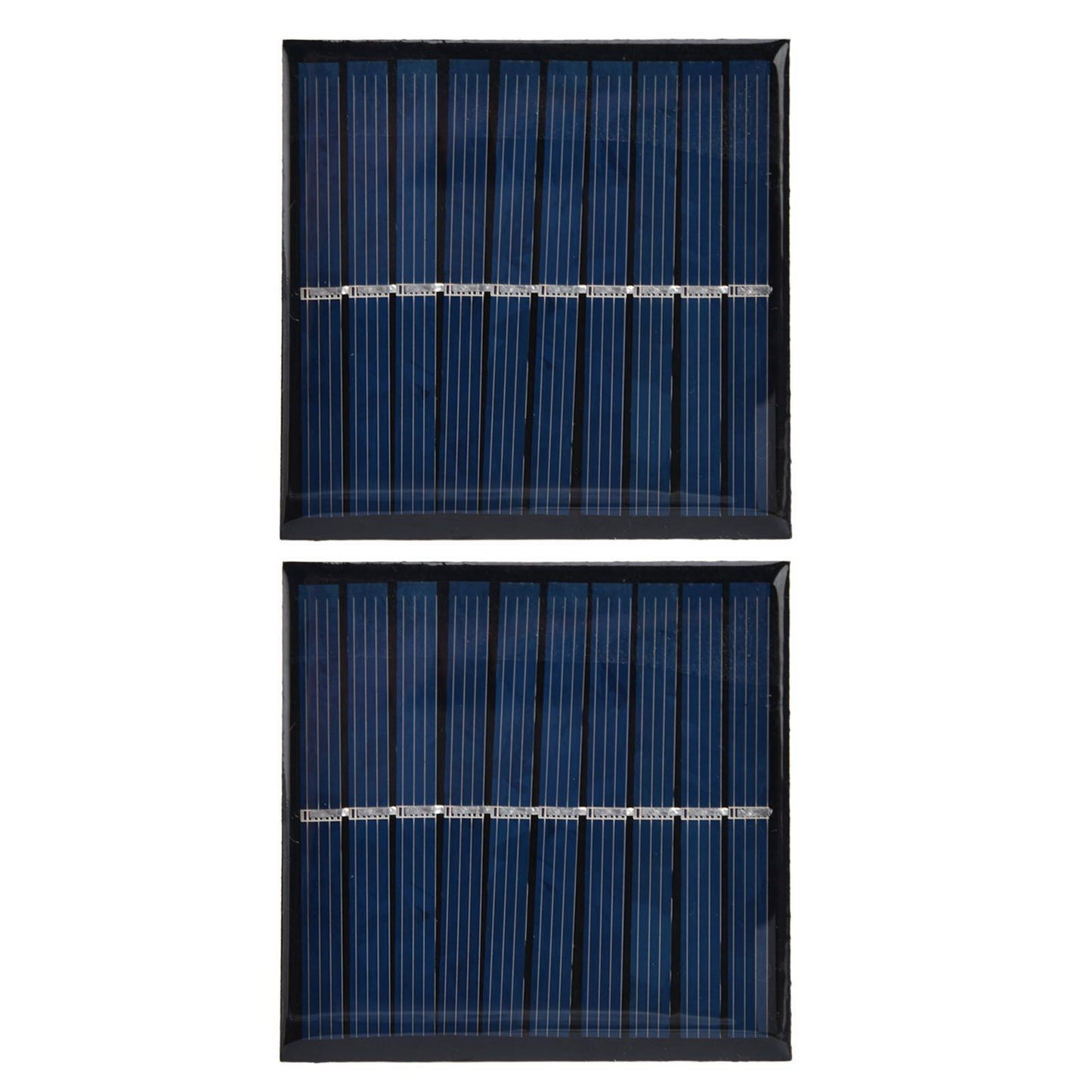 2Pcs Mini Solar Panel Portable Encapsulated Cell Epoxy Flexible DIY Use 0.7W 5V 0-140mA V1294-YM0523-3114220018011