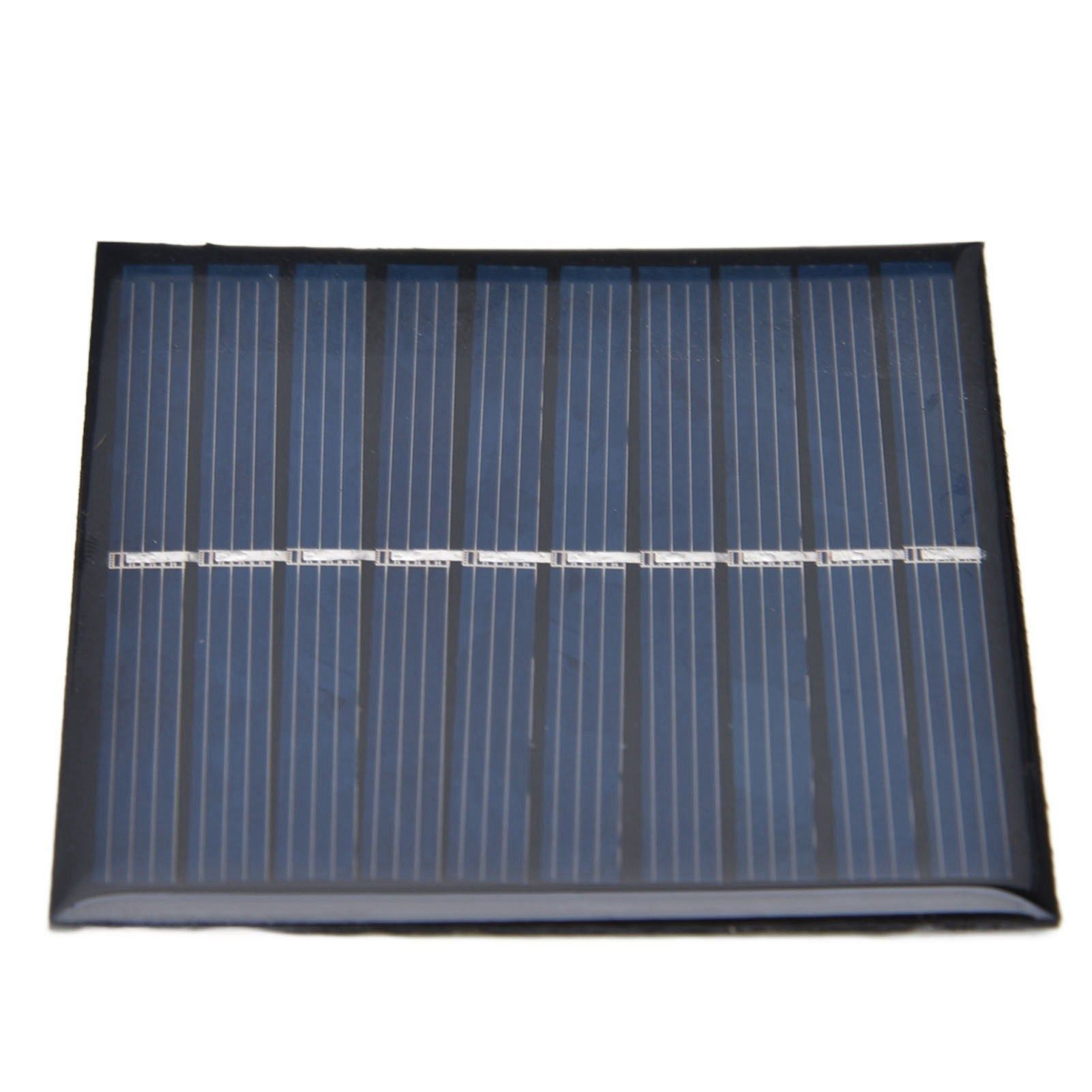 2Pcs Mini Solar Panel Portable Encapsulated Cell Epoxy Flexible DIY Use 0.7W 5V 0-140mA V1294-YM0523-3114220018011
