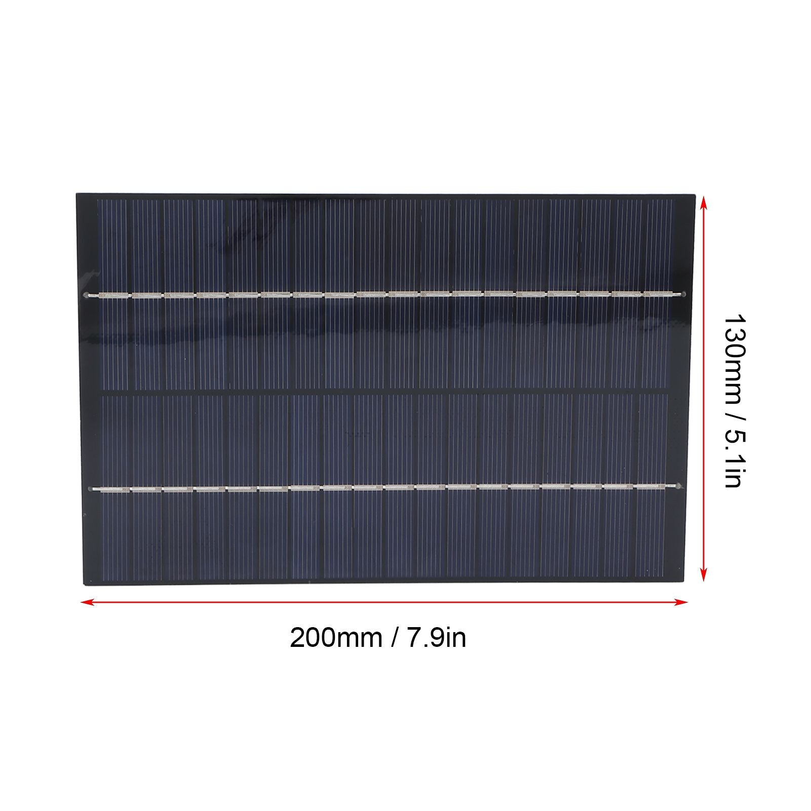 4.2W 18V Polysilicon Solar Panels Portable Mini Polysilicon Solar Charger Panel for Low Power Appliances V1294-YM0523-3114220018211