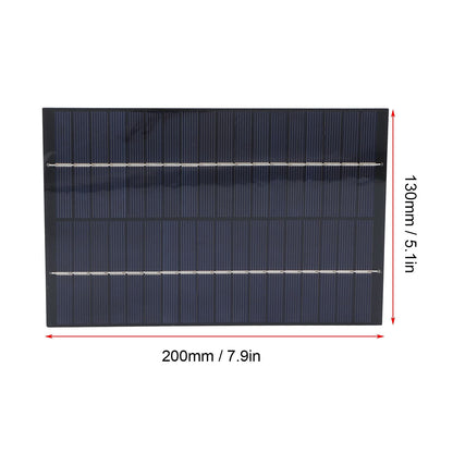 4.2W 18V Polysilicon Solar Panels Portable Mini Polysilicon Solar Charger Panel for Low Power Appliances V1294-YM0523-3114220018211