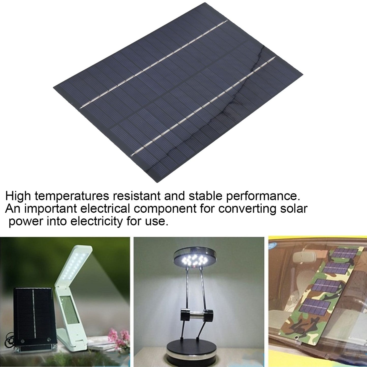 4.2W 18V Polysilicon Solar Panels Portable Mini Polysilicon Solar Charger Panel for Low Power Appliances V1294-YM0523-3114220018211