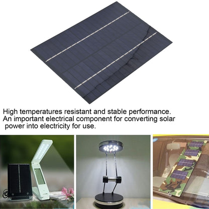4.2W 18V Polysilicon Solar Panels Portable Mini Polysilicon Solar Charger Panel for Low Power Appliances V1294-YM0523-3114220018211