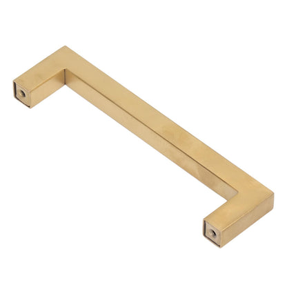 4 Sets Cabinet Door Handle Golden Stainless Steel Wardrobe Handles Replacement Kitchen Cupboard Pull12x12x96mm V1294-YM0523-3114220019611