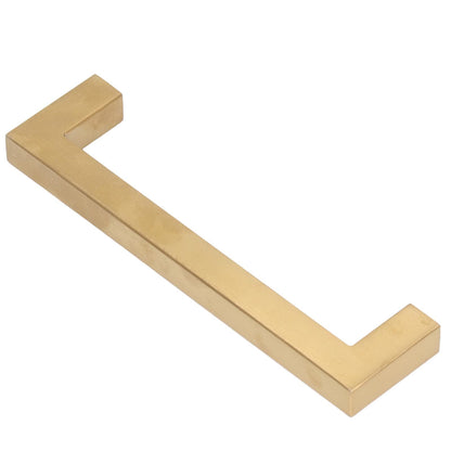 4 Sets Cabinet Door Handle Golden Stainless Steel Wardrobe Handles Replacement Kitchen Cupboard Pull12x12x96mm V1294-YM0523-3114220019611