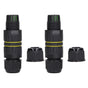 2PCS Junction Box Connector Garden M25 4 Core IP68 Waterproof 10-14mm Electrical Power Cable Junction Box V1294-YM0523-3114220020011
