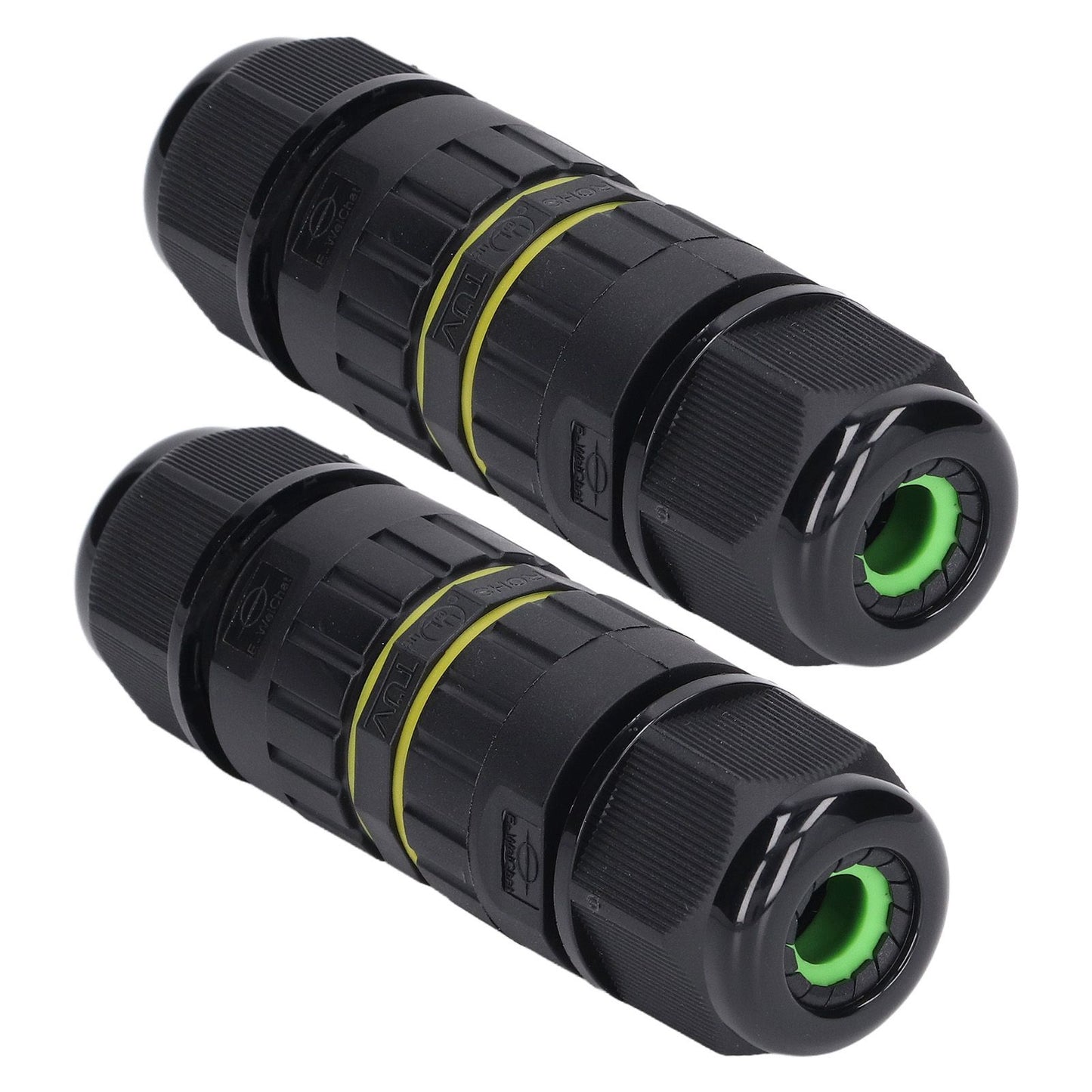 2PCS Junction Box Connector Garden M25 4 Core IP68 Waterproof 10-14mm Electrical Power Cable Junction Box V1294-YM0523-3114220020011