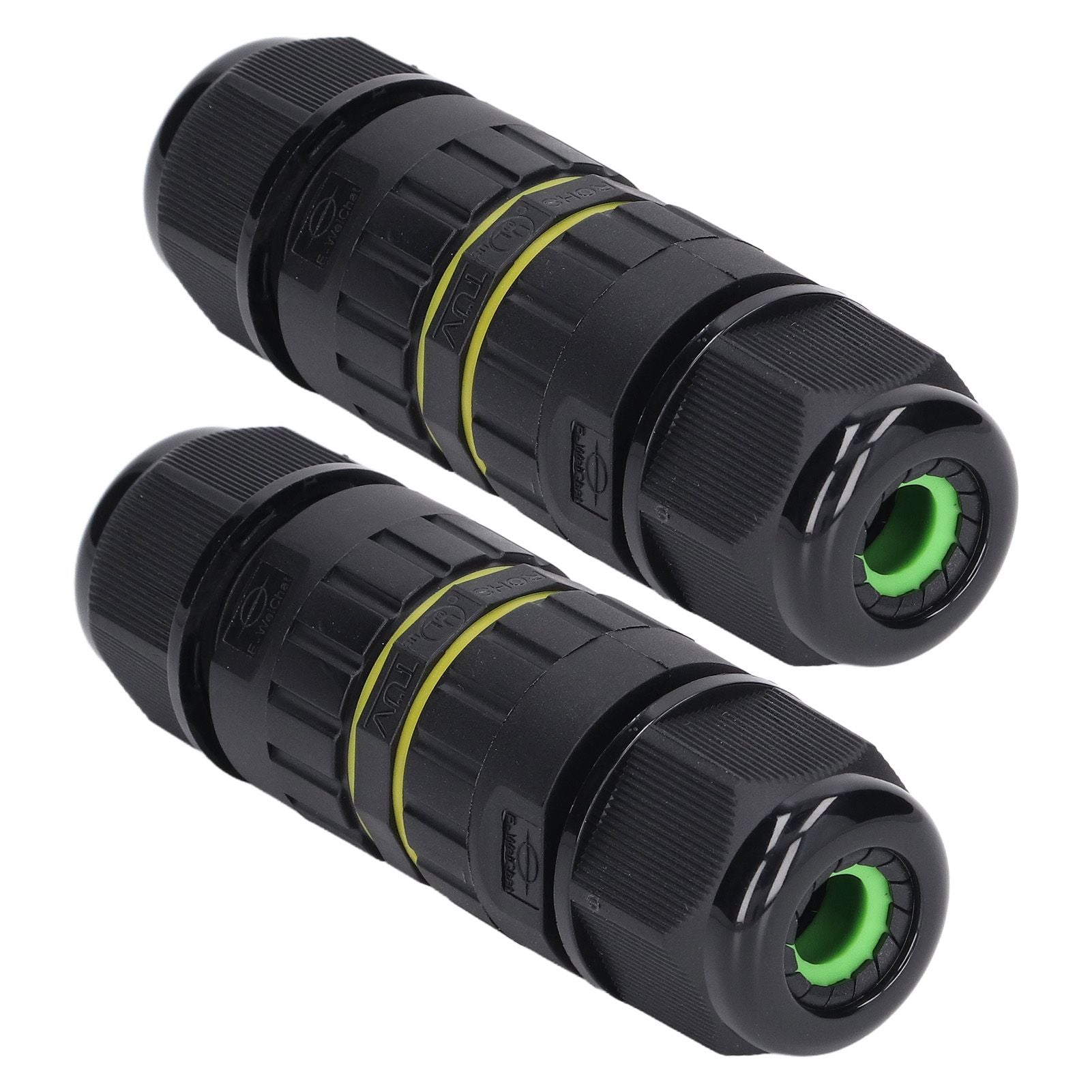 2PCS Junction Box Connector Garden M25 4 Core IP68 Waterproof 10-14mm Electrical Power Cable Junction Box V1294-YM0523-3114220020011