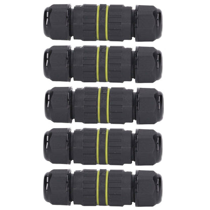 5Pcs Outdoor Electrical Cable Connector IP68 Waterproof 3 Core Wire Connectors 7-10mm V1294-YM0523-3114220020511