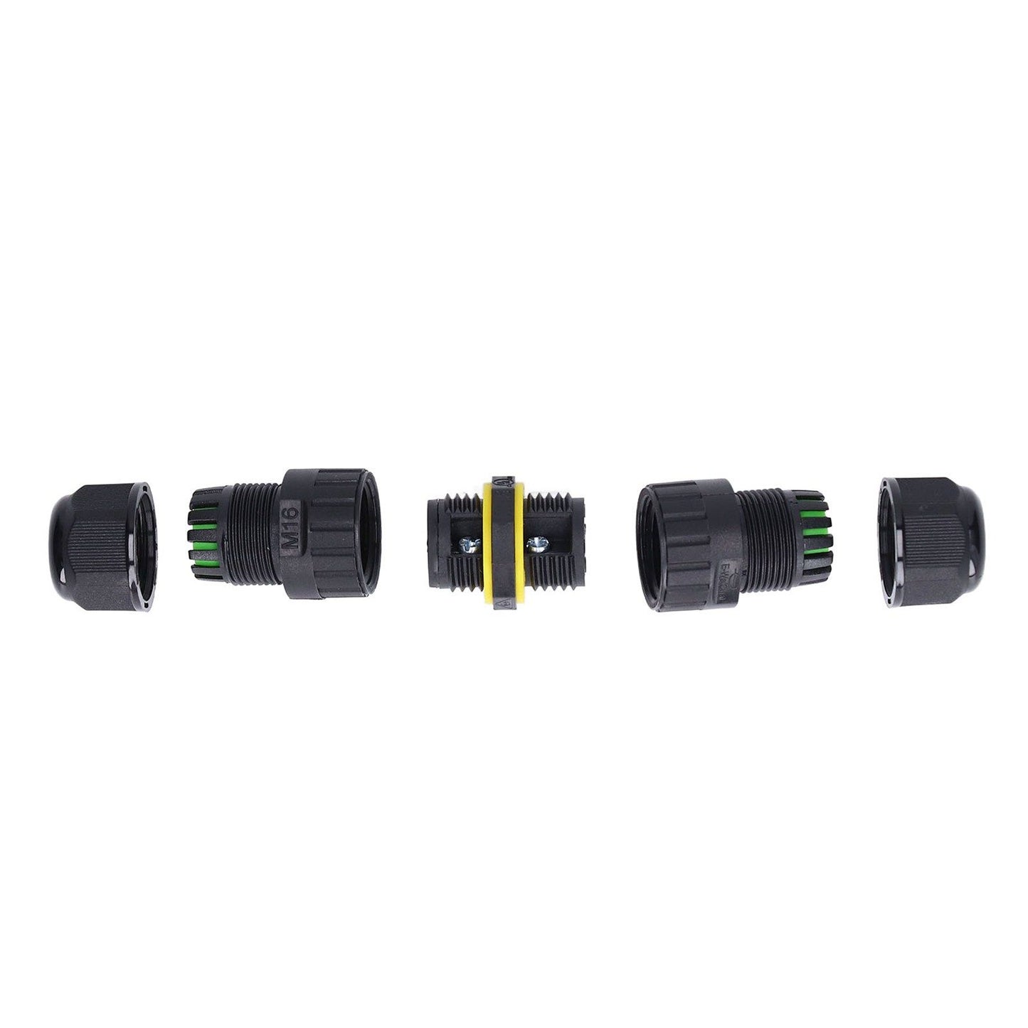 5Pcs Outdoor Electrical Cable Connector IP68 Waterproof 3 Core Wire Connectors 7-10mm V1294-YM0523-3114220020511