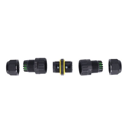 5Pcs Outdoor Electrical Cable Connector IP68 Waterproof 3 Core Wire Connectors 7-10mm V1294-YM0523-3114220020511