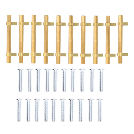 10pcs Cabinet Handles Stainless Steel Modern Hollow Tube Drawer Bar Pulls for Door Wardrobe Kitchen V1294-YM0523-3114220020811