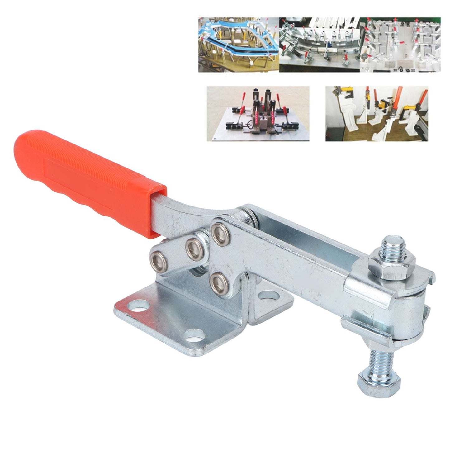 Toggle Clamp 500kg Clamping Force Portable GH Horizontal Quick Release Toggle Clamp for Heavy Duty Welding V1294-YM0523-3114220021811