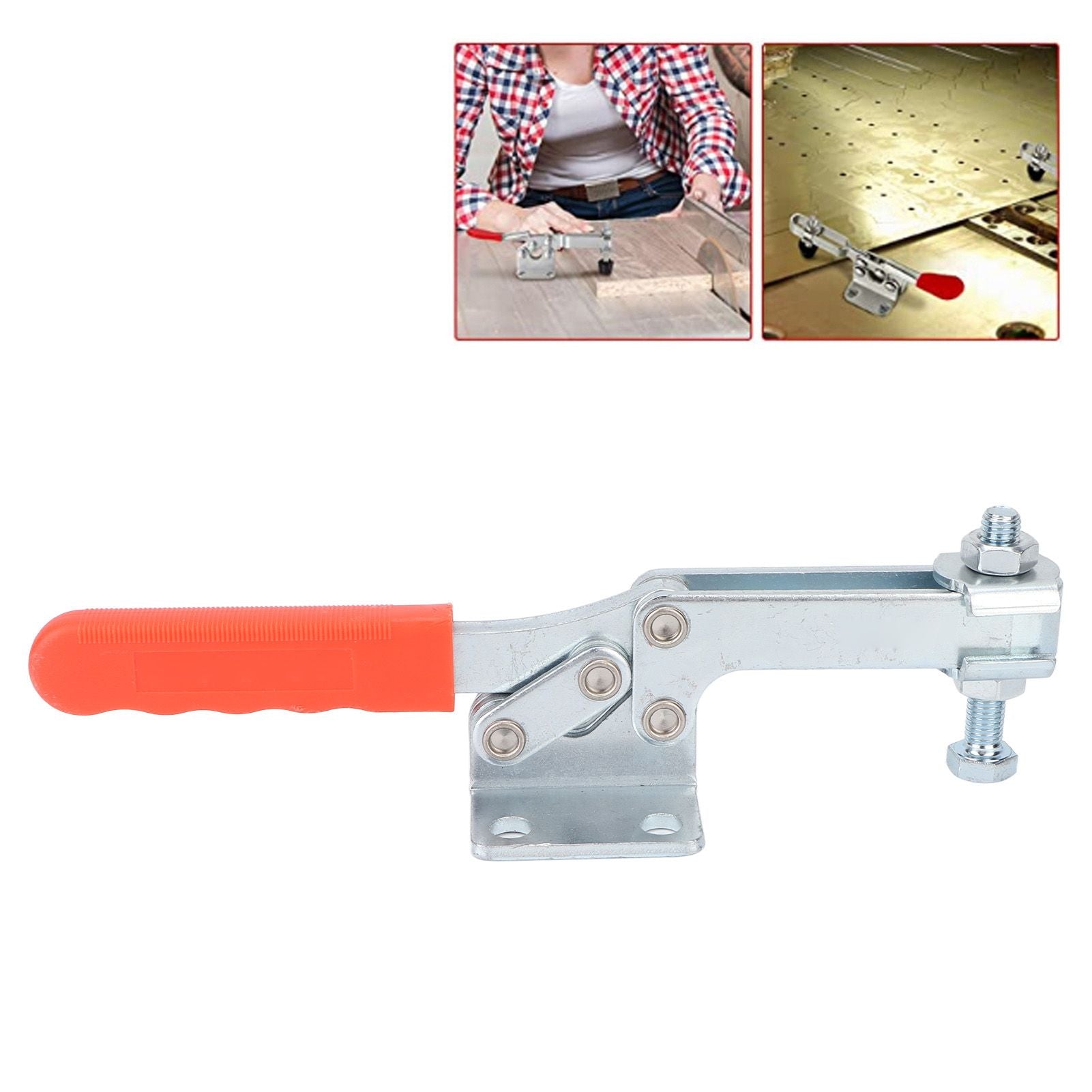 Toggle Clamp 500kg Clamping Force Portable GH Horizontal Quick Release Toggle Clamp for Heavy Duty Welding V1294-YM0523-3114220021811