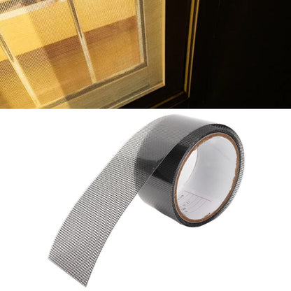 5 Roll Window Screen Repair Tape Self Adhesive Mesh Tape Acrylic Insect Proof Mesh Tape for Courtyard V1294-YM0523-3114220022011
