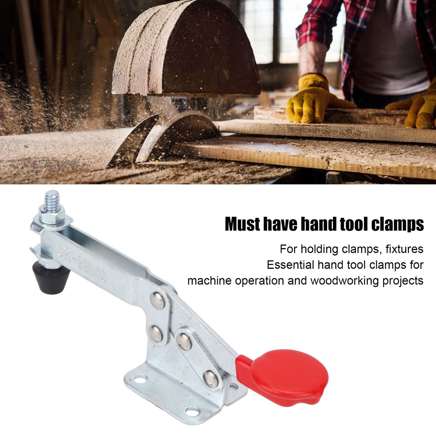 Quick Release Toggle Clamp Multifunctional Horizontal Heavy Duty Toggle Clamps for Woodworking Machine V1294-YM0523-3114220022611