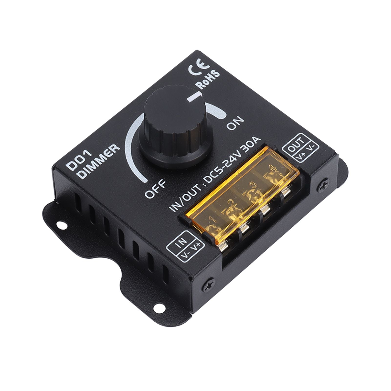 14 Key LED Light Strip Wireless Knob Dimmer Lighting Dimming Controller DC5V-24V with Remote Control V1294-YM0523-3114220023411
