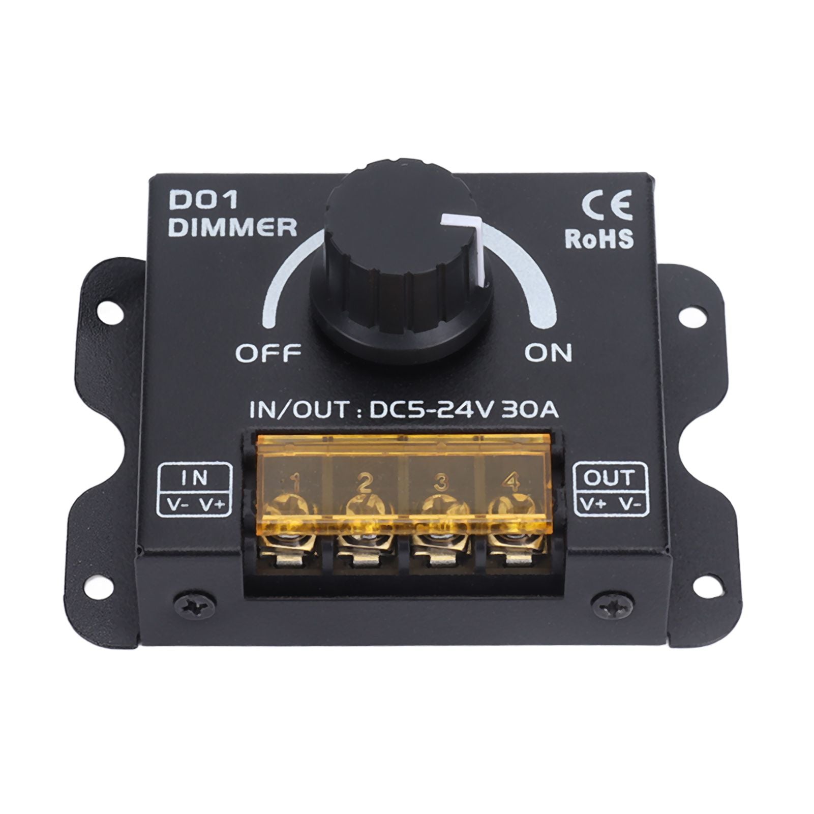14 Key LED Light Strip Wireless Knob Dimmer Lighting Dimming Controller DC5V-24V with Remote Control V1294-YM0523-3114220023411