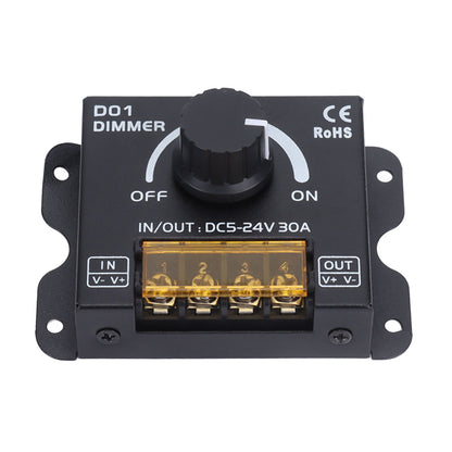 14 Key LED Light Strip Wireless Knob Dimmer Lighting Dimming Controller DC5V-24V with Remote Control V1294-YM0523-3114220023411