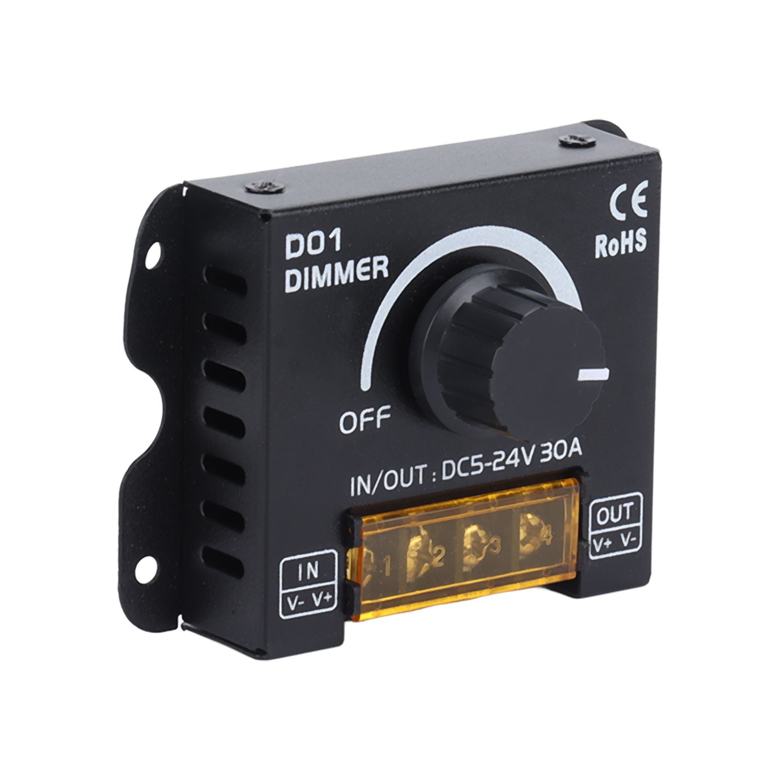 14 Key LED Light Strip Wireless Knob Dimmer Lighting Dimming Controller DC5V-24V with Remote Control V1294-YM0523-3114220023411