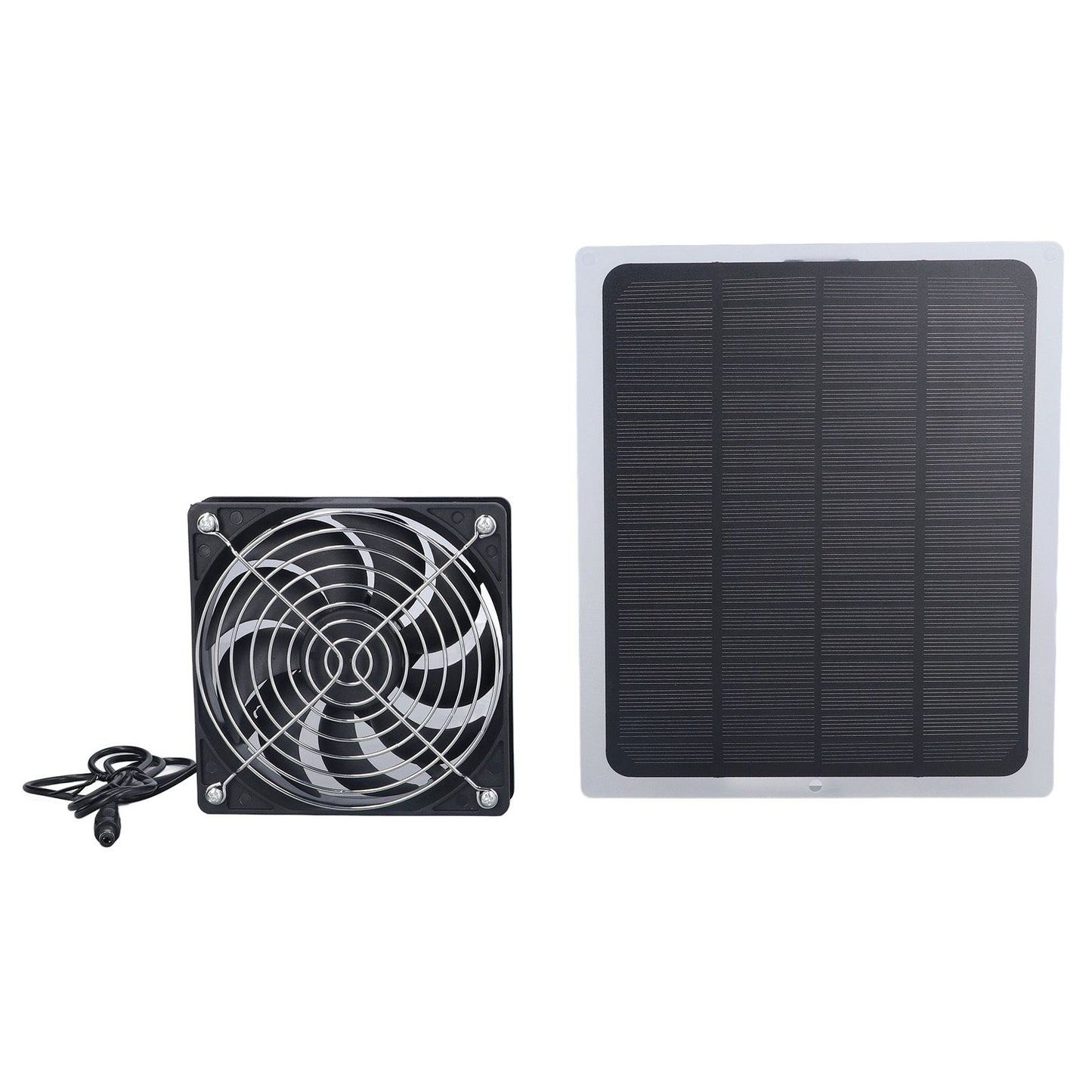 6W Solar Panel Fan with Protecting Net Waterproof Greenhouse Chicken House Solar Fan for Outdoor V1294-YM0523-3114220024111
