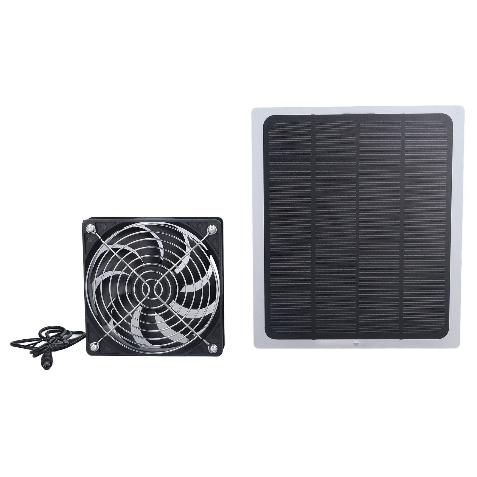 6W Solar Panel Fan with Protecting Net Waterproof Greenhouse Chicken House Solar Fan for Outdoor V1294-YM0523-3114220024111