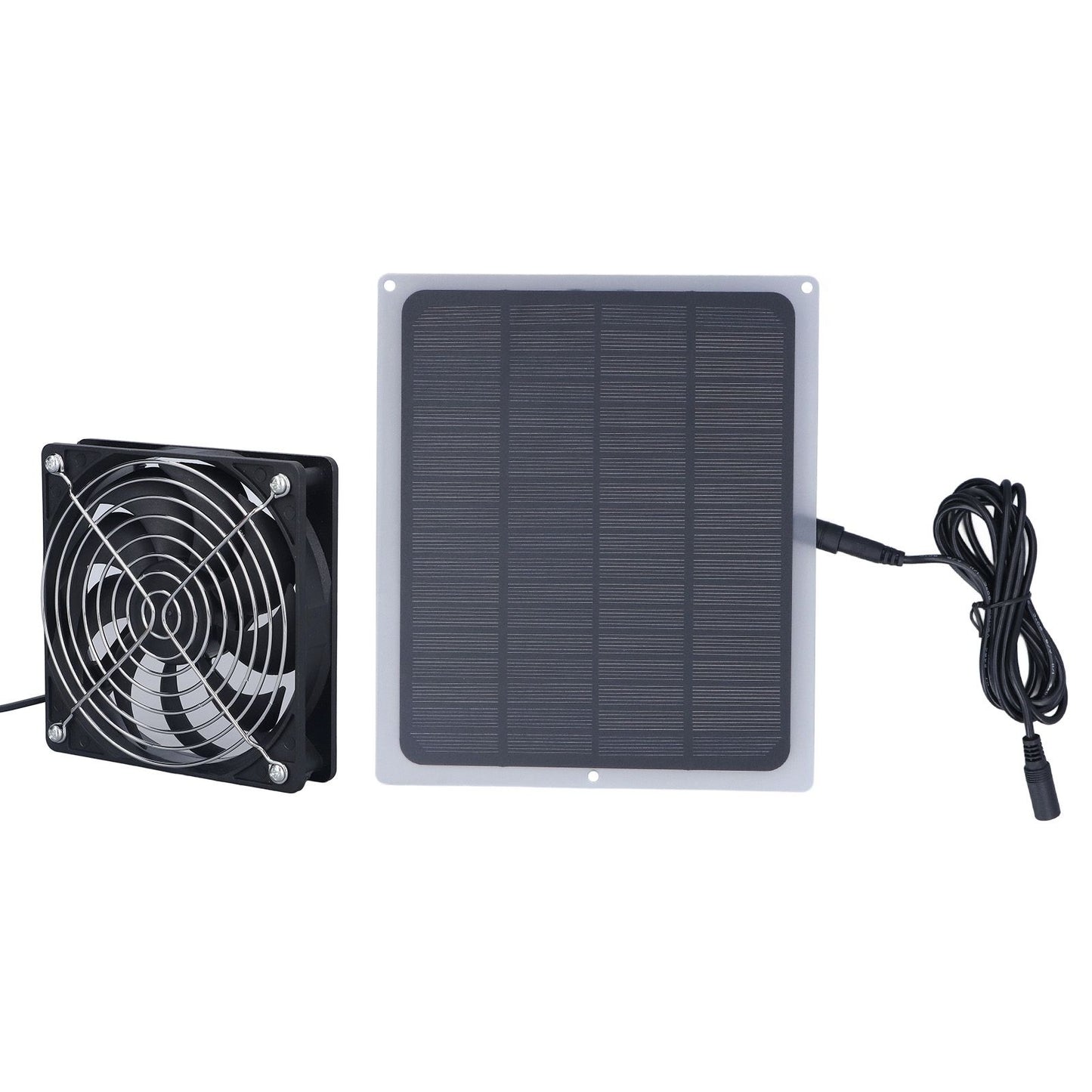 6W Solar Panel Fan with Protecting Net Waterproof Greenhouse Chicken House Solar Fan for Outdoor V1294-YM0523-3114220024111