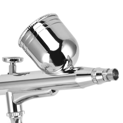 Airbrush Kit Stainless Steel Precise Dual Action Small Paint Spray Pen for Temporary Tattoo Cake V1294-YM0523-3114220024411