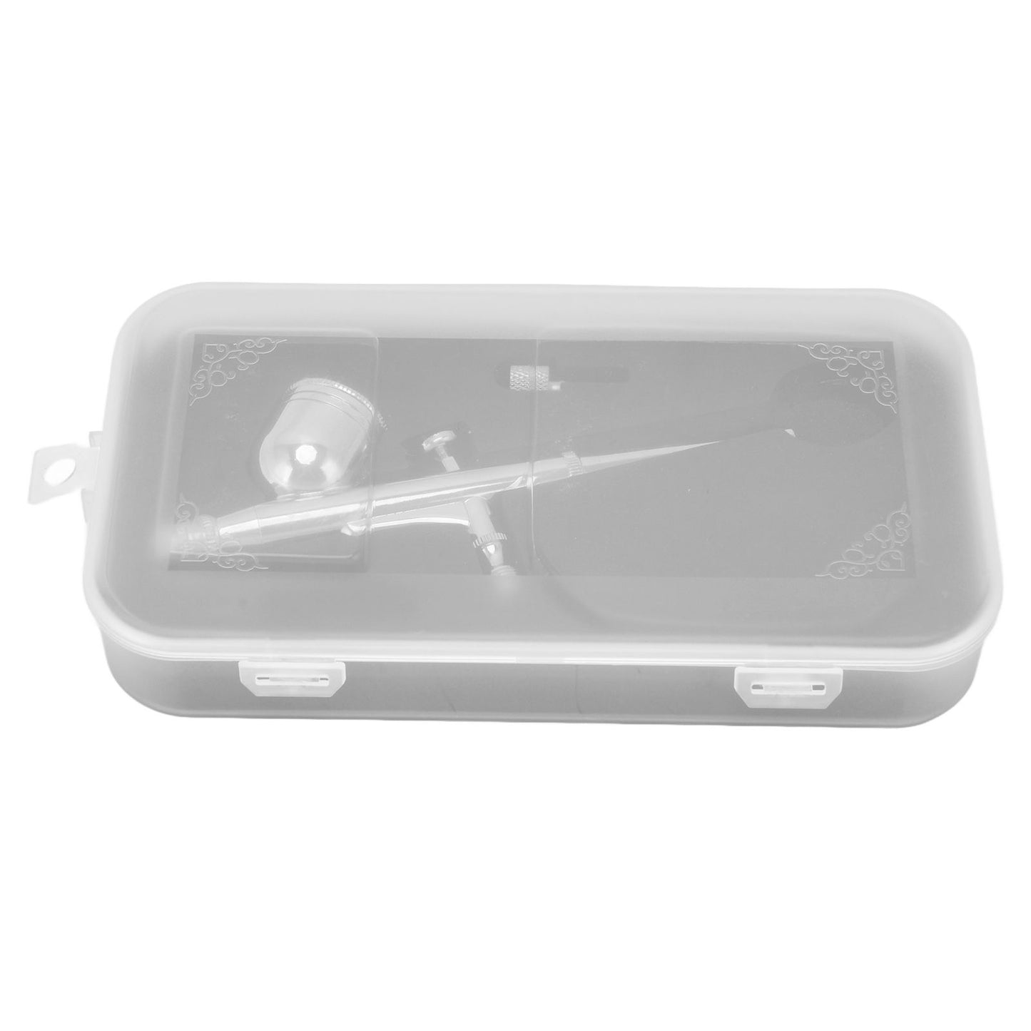 Airbrush Kit Stainless Steel Precise Dual Action Small Paint Spray Pen for Temporary Tattoo Cake V1294-YM0523-3114220024411