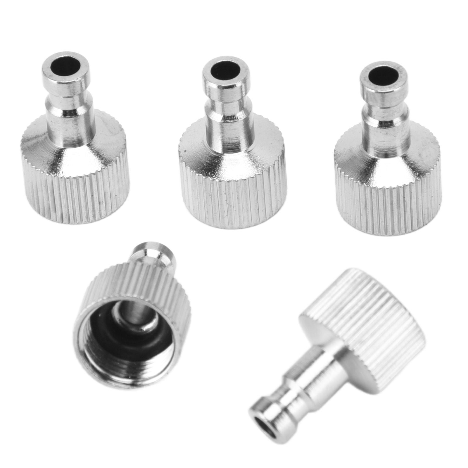 6PCS Airbrush Adapter Set Stainless Steel Airbrush Quick Release Fittings Airbrush Connector Kit V1294-YM0523-3114220024711