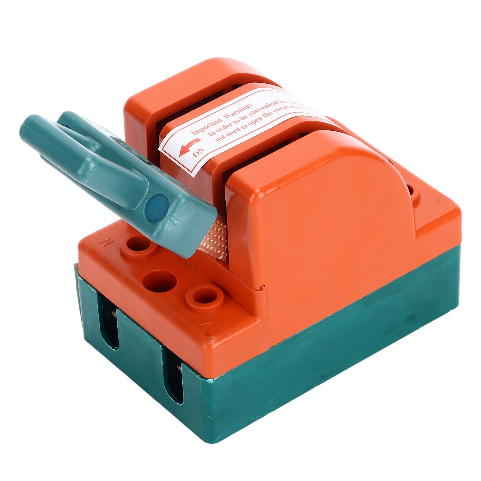 Knife Safety Switch 2 Pole 63A AC 220V Single Throw ABS Copper Disconnect Knife Switch for Fail Safe Circuit V1294-YM0523-3114220024811
