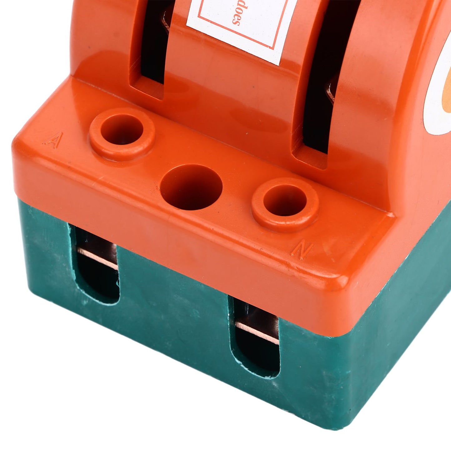 Knife Safety Switch 2 Pole 63A AC 220V Single Throw ABS Copper Disconnect Knife Switch for Fail Safe Circuit V1294-YM0523-3114220024811