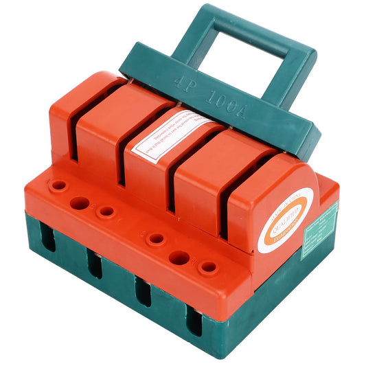 Knife Safety Switch 4P Single Throw 100A AC 380V Terminal Connection Disconnect Knife Switch for Power V1294-YM0523-3114220024911